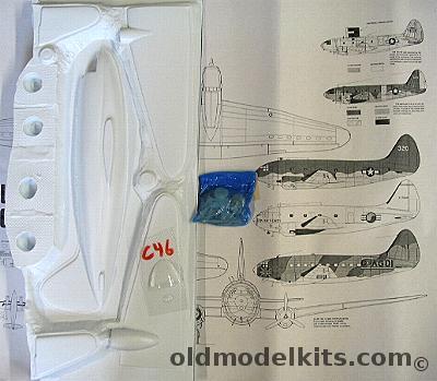 RCM 1/48 C-46 Commando plastic model kit